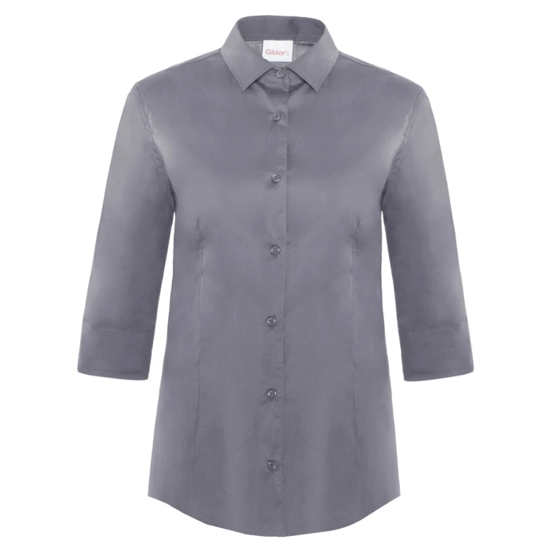 Arbeitshemd mit 3/4-Ärmeln Stretch Giblor's Flavia Damen 19P01N087