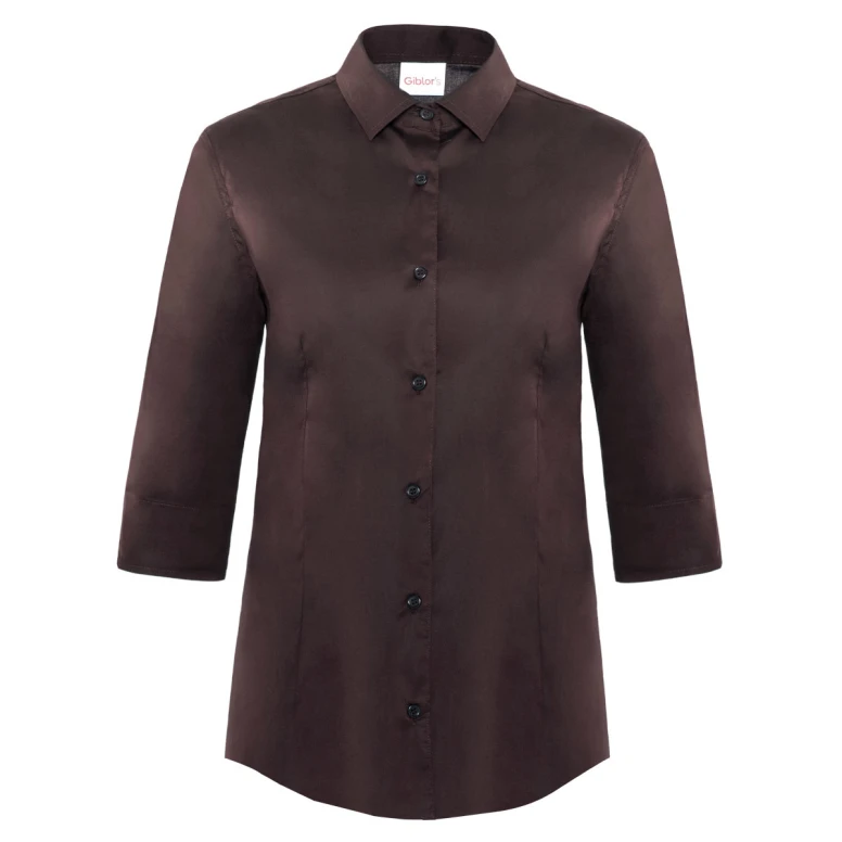 Arbeitshemd mit 3/4-Ärmeln Stretch Giblor's Flavia Damen 19P01N087