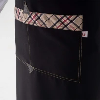 Arbeitsschürze Multitaschen Giblor's Madras Damen 20P01H157