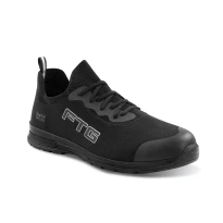 Sicherheitsschuhe FTG Black Low S3 SRC ESD, atmungsaktiv und leicht rutschfest