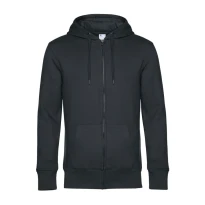 Arbeitsweatshirt King mit Kapuze und Langer Reißverschluss B&C Collection - BCWU03K
