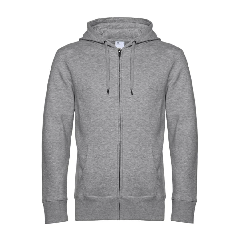 Arbeitsweatshirt King mit Kapuze und Langer Reißverschluss B&C Collection - BCWU03K