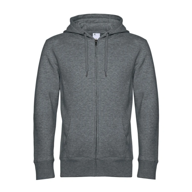 Arbeitsweatshirt King mit Kapuze und Langer Reißverschluss B&C Collection - BCWU03K