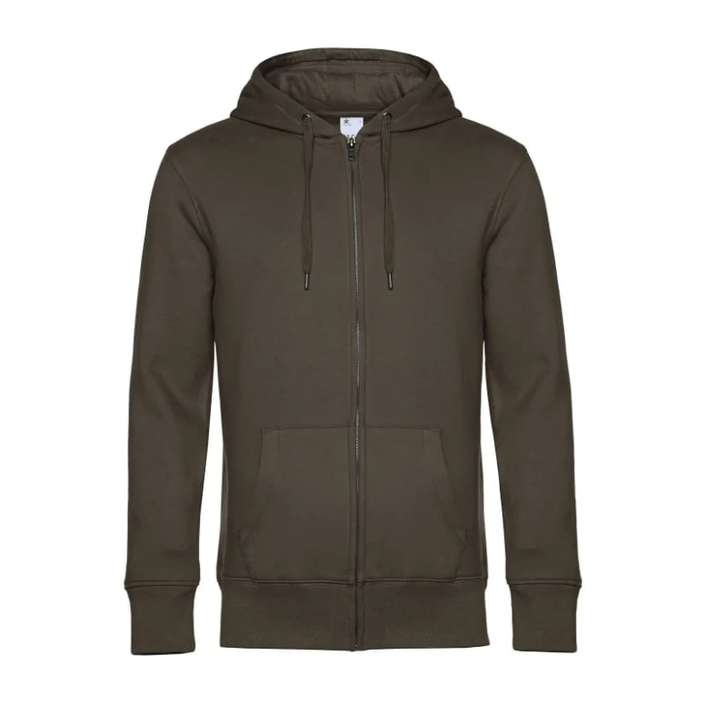 Arbeitsweatshirt King mit Kapuze und Langer Reißverschluss B&C Collection - BCWU03K