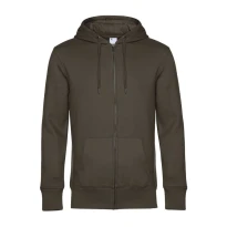 Arbeitsweatshirt King mit Kapuze und Langer Reißverschluss B&C Collection - BCWU03K