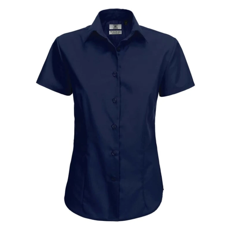 Arbeitshemd Smart Kurzärm Damen B&C Collection - BCSWP64