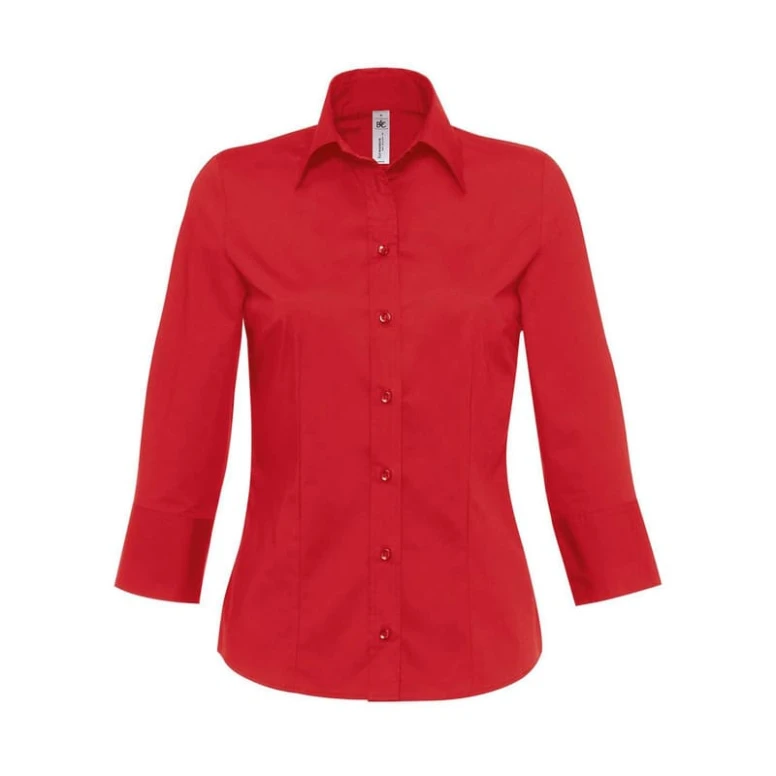 Arbeitshemd Milano Stretch Damen B&C Collection - BCSW520