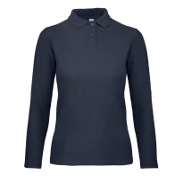 Arbeitspoloshirt ID.001 LSL Damen Langärm B&C Collection - BCPWI13