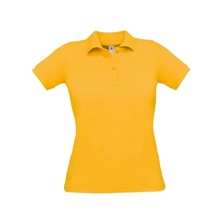 Arbeitspoloshirt Safran Pure Damen Kurzärm B&C Collection - BCPW455