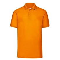 ArbeitsPoloshirtshirt Fruit of The Loom Kurzärm und Laterami-Nähte