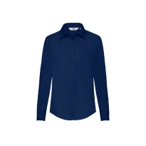 Arbeitshemd Popeline Damen Langärm Fruit Of The Loom
