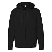 Arbeitssweatshirt Fruit Of The Loom Leicht mit Kapuze und langem Reißverschluss 2