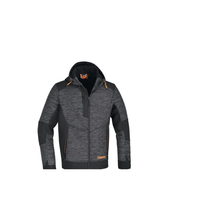 Arbeitsfleece-Sweatshirt mit Kapuze Multitaschen Beta 7637