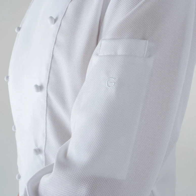 Langärm Arbeitscoreanischejacke-Koch 100% Baumwolle Giblor's Dante 22P08G291