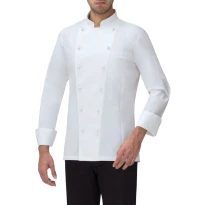 Langärm Arbeitscoreanischejacke-Koch 100% Baumwolle Giblor's Executive Chef 18P08G050