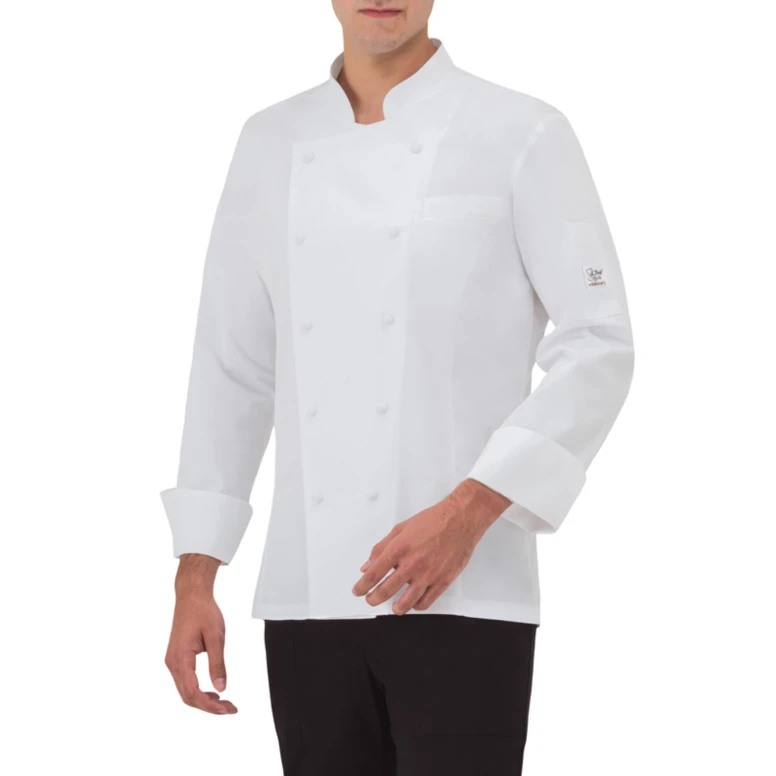 Langärm Arbeitskochjacke 100% Baumwolle Giblor's Max 17P08G960