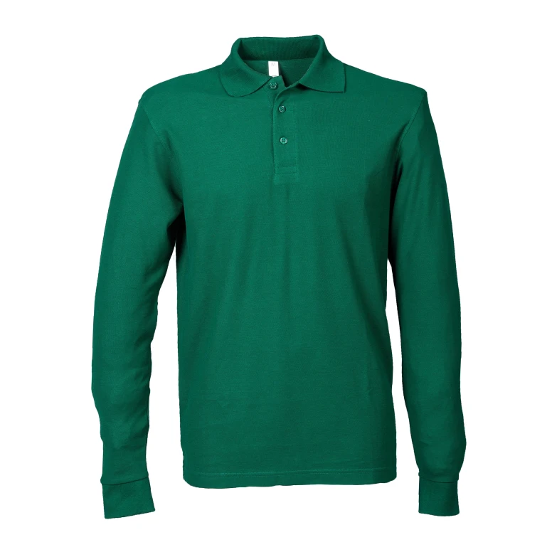 Langärmeliges Arbeitspoloshirt 100% Baumwolle JRC Tunisi 992542