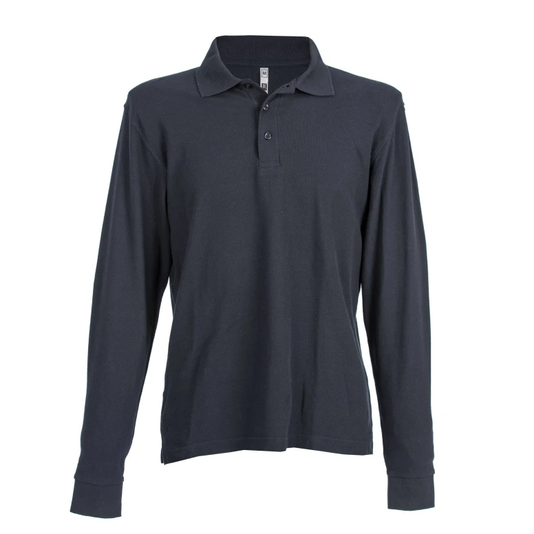 Langärmeliges Arbeitspoloshirt 100% Baumwolle JRC Tunisi 992542