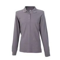 Langärmeliges Arbeitspoloshirt 100% Baumwolle JRC Tunisi Damen 996111