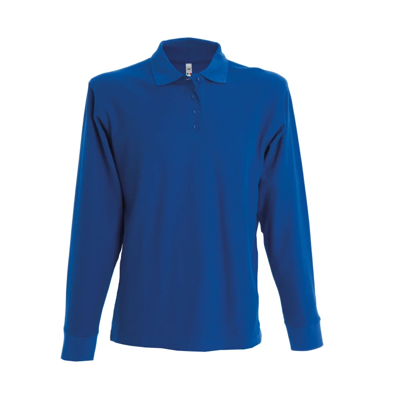 Langärmeliges Arbeitspoloshirt 100% Baumwolle JRC Tunisi Damen 996111