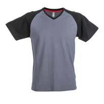 Arbeits-T-Shirt mit V-Ausschnitt 100% Baumwolle JRC Alicante 992561