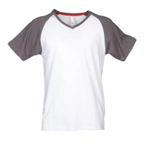 Arbeits-T-Shirt mit V-Ausschnitt 100% Baumwolle JRC Raffaello 993540