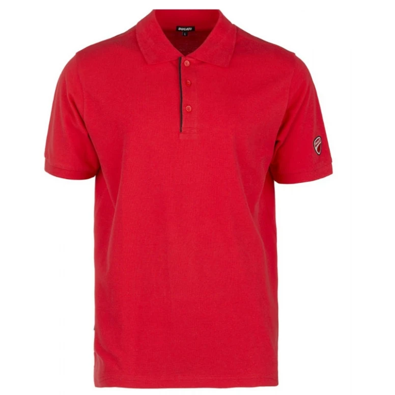 Alles muss raus -  Polo Ducati Workwear aus Baumwolle und Piqué- Gewebe INN- CHANG Größe XL Farbe Blau Rot