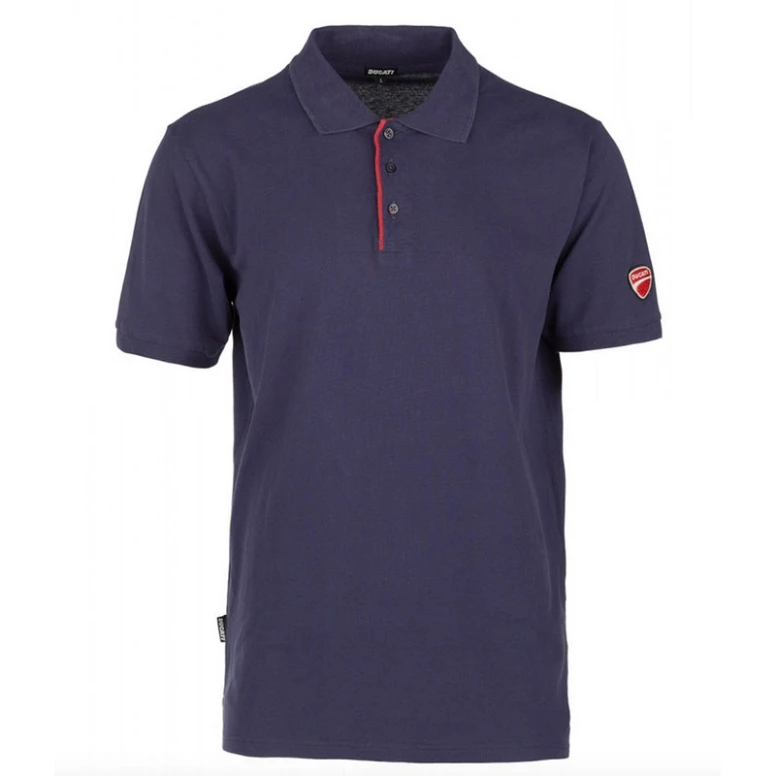 Alles muss raus -  Polo Ducati Workwear aus Baumwolle und Piqué- Gewebe INN- CHANG Größe XL Farbe Blau Rot