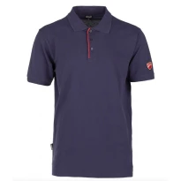 Alles muss raus -  Polo Ducati Workwear aus Baumwolle und Piqué- Gewebe INN- CHANG Größe XL Farbe Blau Rot