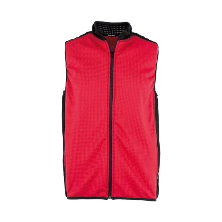 Alles muss raus -  Arbeitsweste Ducati Workwear aus Fleece elastisch INN- RIDE Größe XL Farbe Rot Schwarz