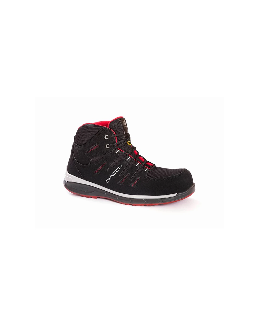 GIASCO RUGBY S3 ESD Dachdeckerschuhe – Extra Rutschfest, Sicherheitsschuhe Aus Leder