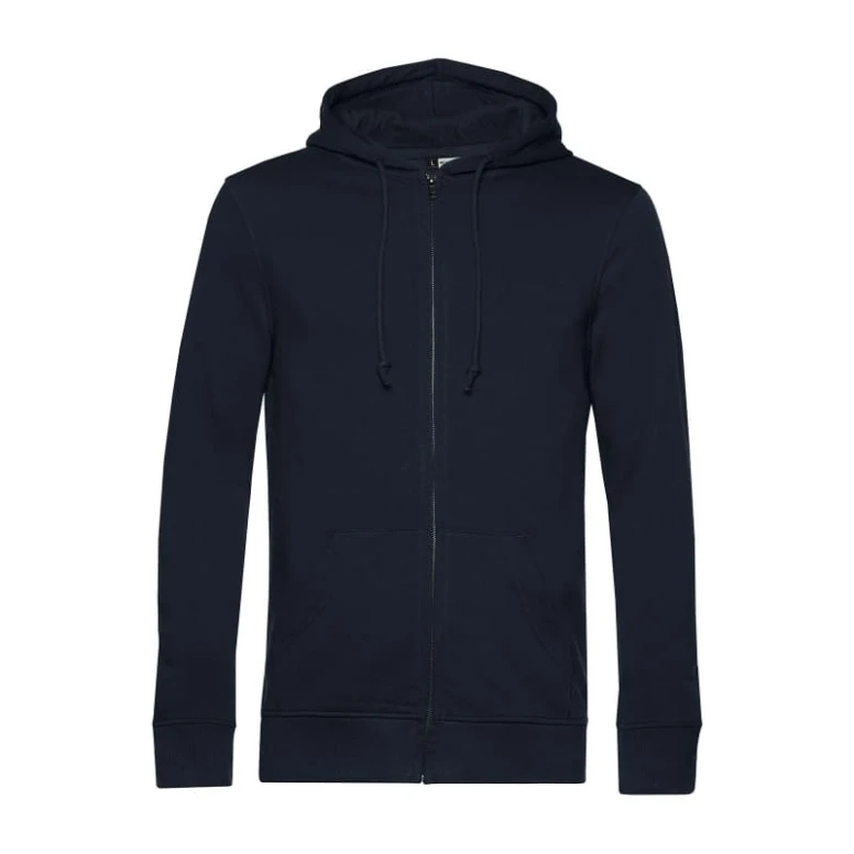 Arbeitsweatshirt Bio Kapuze mit Reißverschluss B&C Collection - BCWU35B