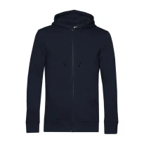 Arbeitsweatshirt Bio Kapuze mit Reißverschluss B&C Collection - BCWU35B