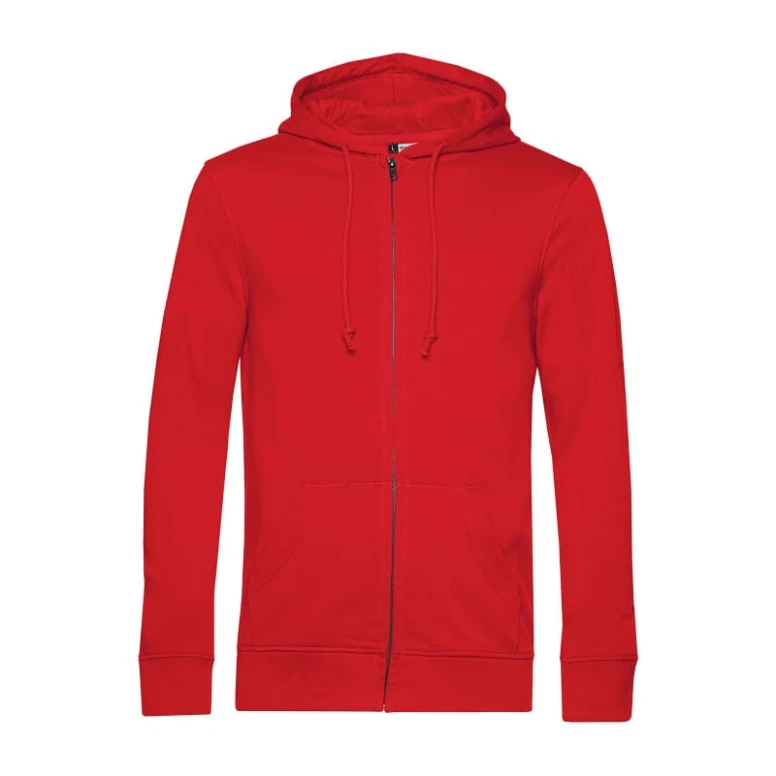 Arbeitsweatshirt Bio Kapuze mit Reißverschluss B&C Collection - BCWU35B