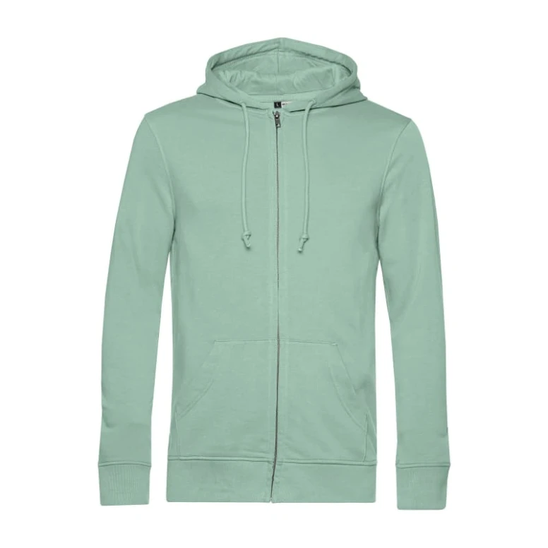Arbeitsweatshirt Bio Kapuze mit Reißverschluss B&C Collection - BCWU35B