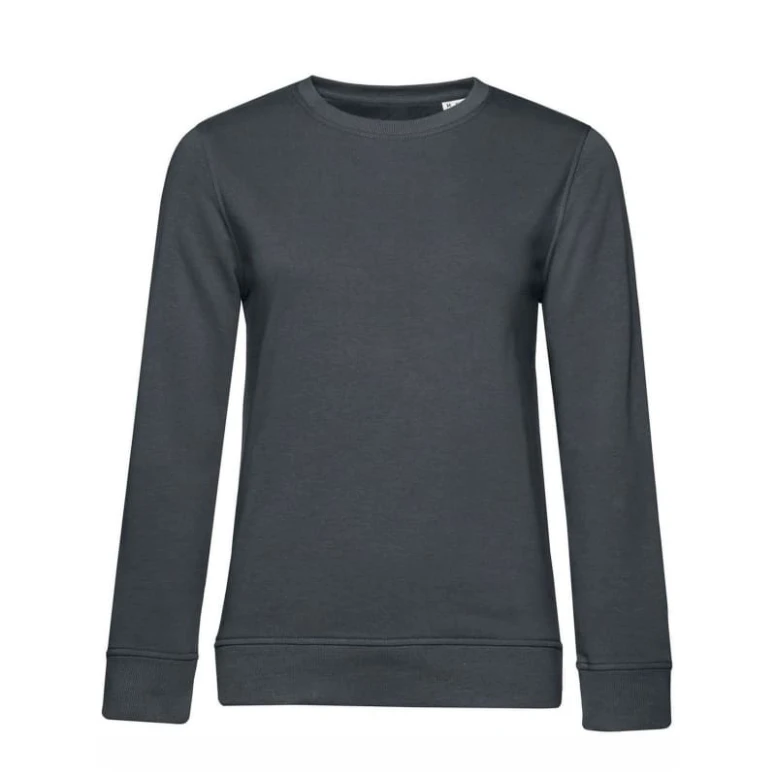 Arbeitsweatshirt mit Rundhalsausschnitt Bio Damen B&C Collection - BCWW32B