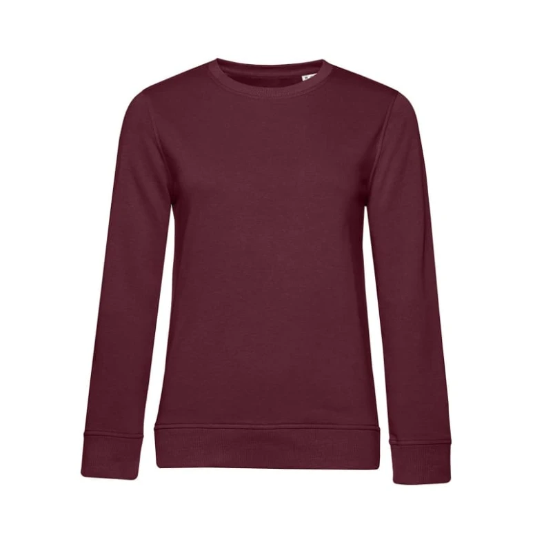 Arbeitsweatshirt mit Rundhalsausschnitt Bio Damen B&C Collection - BCWW32B