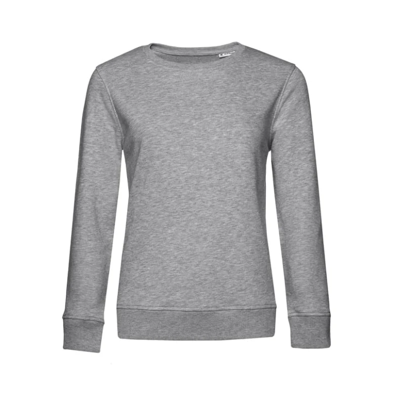 Arbeitsweatshirt mit Rundhalsausschnitt Bio Damen B&C Collection - BCWW32B