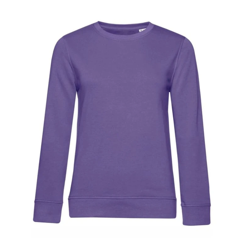 Arbeitsweatshirt mit Rundhalsausschnitt Bio Damen B&C Collection - BCWW32B