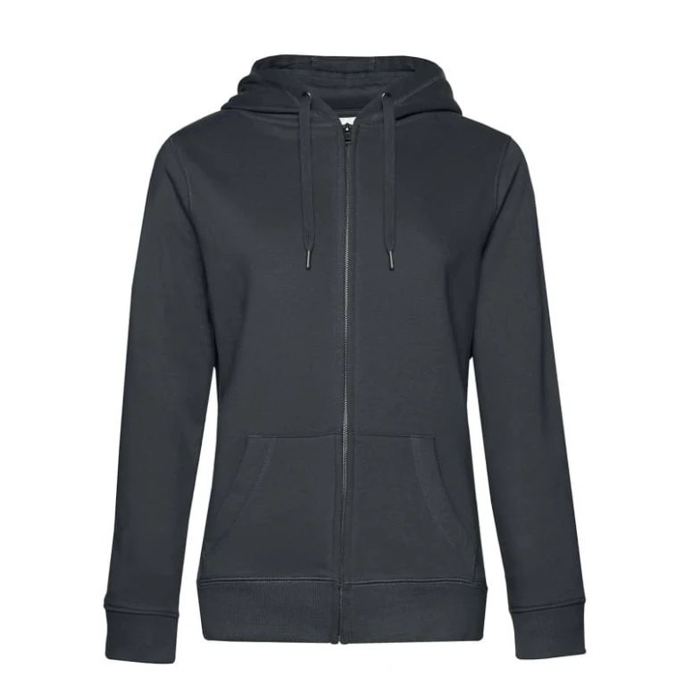 Arbeitsweatshirt Queen mit Kapuze und Voller Reißverschluss Damen B&C Collection - BCWW03Q