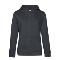 Arbeitsweatshirt Queen mit Kapuze und Voller Reißverschluss Damen B&C Collection - BCWW03Q