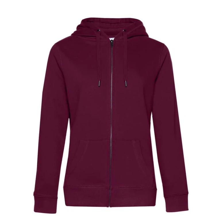 Arbeitsweatshirt Queen mit Kapuze und Voller Reißverschluss Damen B&C Collection - BCWW03Q