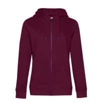 Arbeitsweatshirt Queen mit Kapuze und Voller Reißverschluss Damen B&C Collection - BCWW03Q