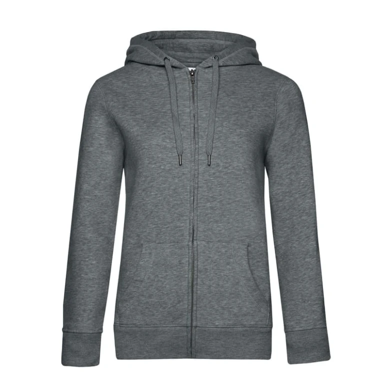 Arbeitsweatshirt Queen mit Kapuze und Voller Reißverschluss Damen B&C Collection - BCWW03Q