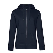 Arbeitsweatshirt Queen mit Kapuze und Voller Reißverschluss Damen B&C Collection - BCWW03Q