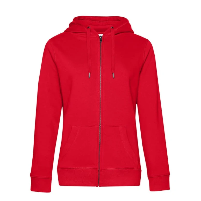 Arbeitsweatshirt Queen mit Kapuze und Voller Reißverschluss Damen B&C Collection - BCWW03Q