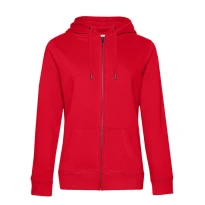 Arbeitsweatshirt Queen mit Kapuze und Voller Reißverschluss Damen B&C Collection - BCWW03Q