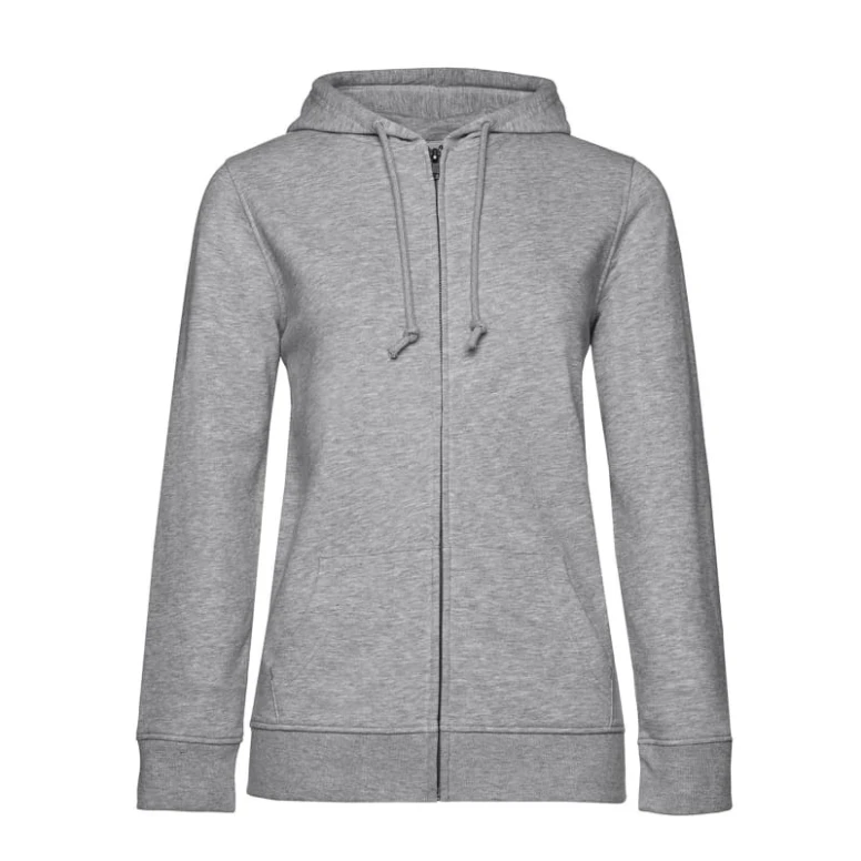 Arbeitssweatshirt mit Kapuze und durchgehendem Reißverschluss Damen B&C Collection - BCWW36B
