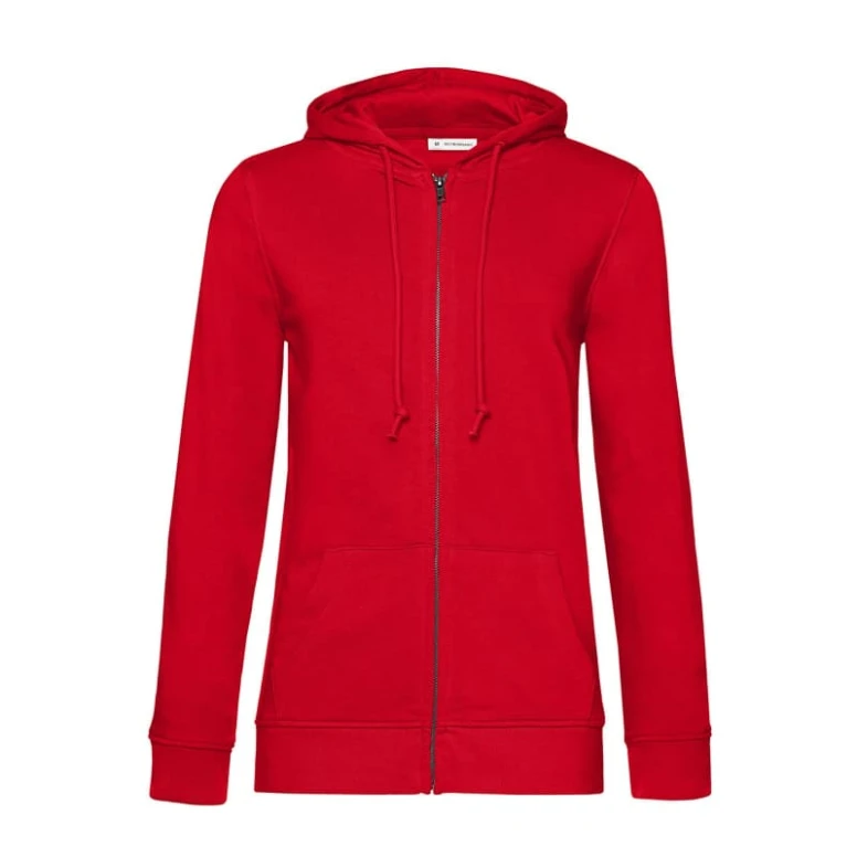 Arbeitssweatshirt mit Kapuze und durchgehendem Reißverschluss Damen B&C Collection - BCWW36B