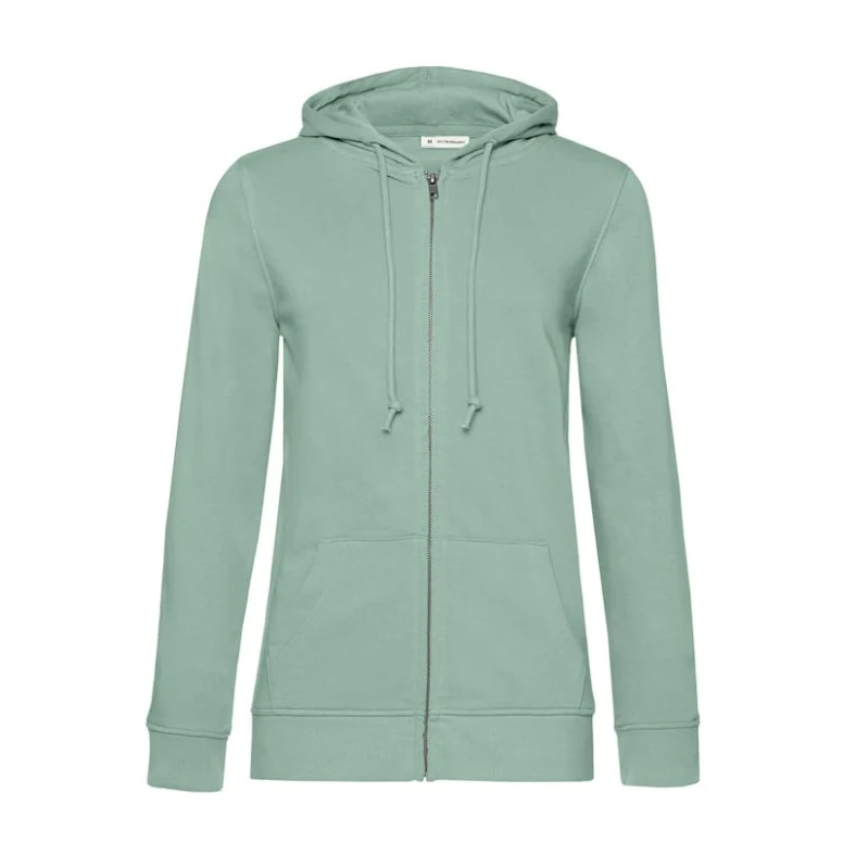 Arbeitssweatshirt mit Kapuze und durchgehendem Reißverschluss Damen B&C Collection - BCWW36B